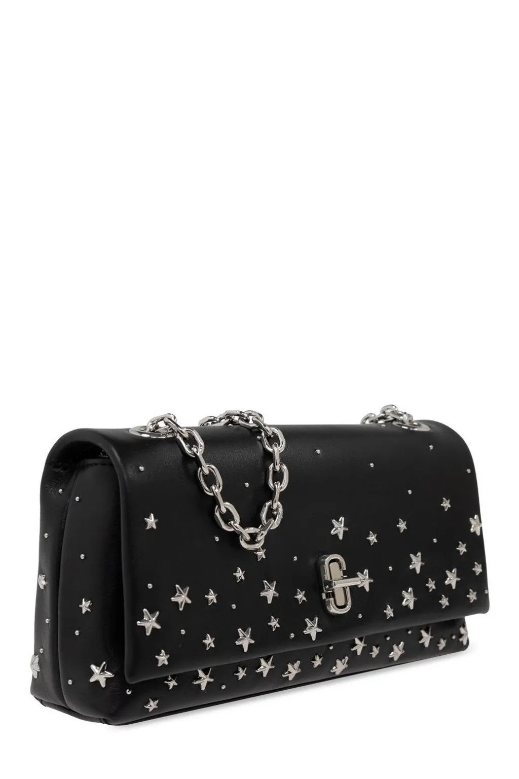 The Star Embellished Dual Chain Shoulder Bag