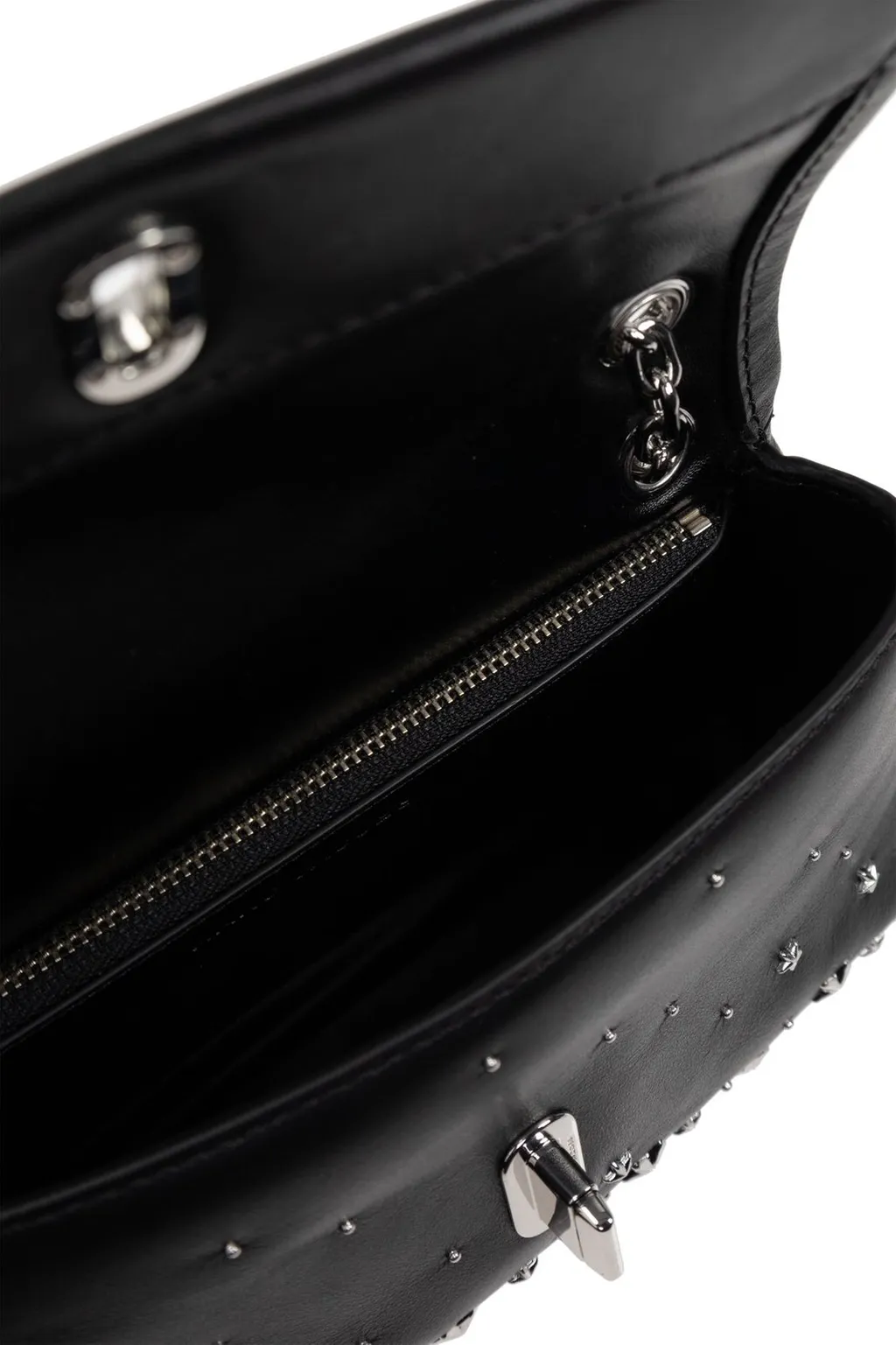 The Star Embellished Dual Chain Shoulder Bag