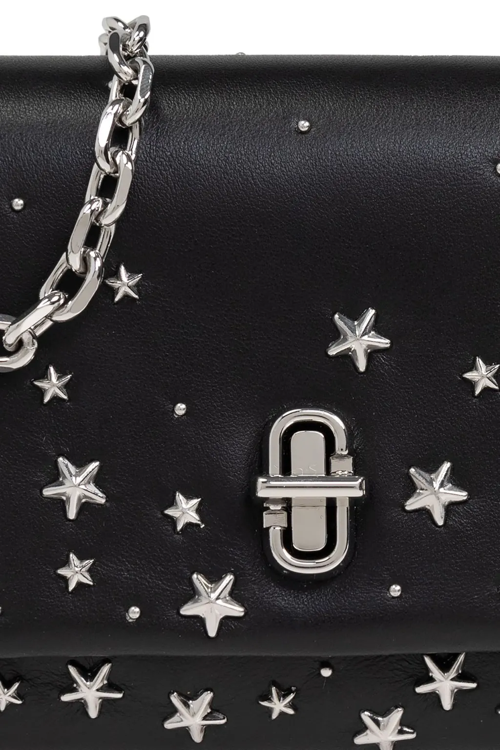The Star Embellished Dual Chain Shoulder Bag