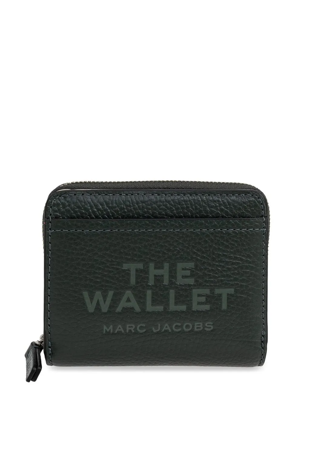 Logo Printed Zipped Mini Compact Wallet