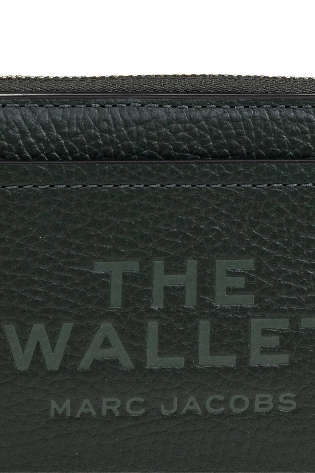 Logo Printed Zipped Mini Compact Wallet