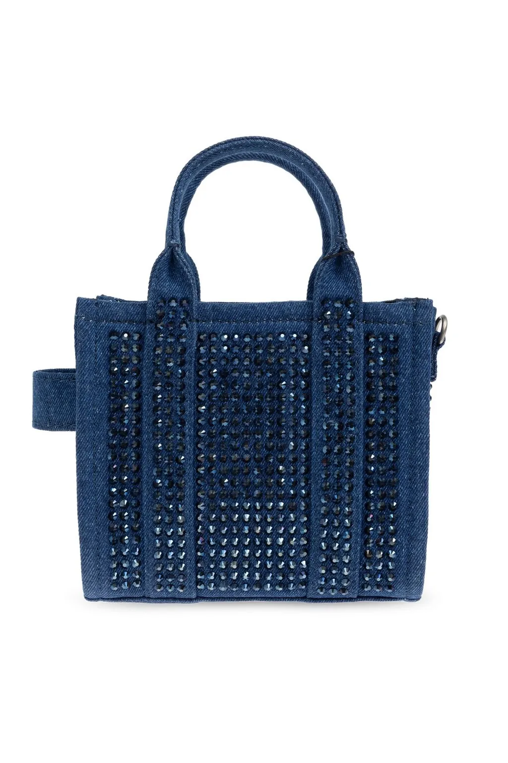 The Crystal Denim Crossbody Tote Bag