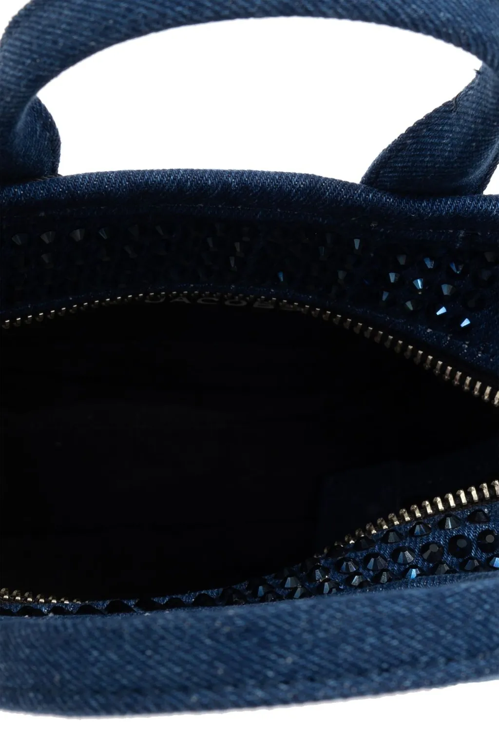 The Crystal Denim Crossbody Tote Bag