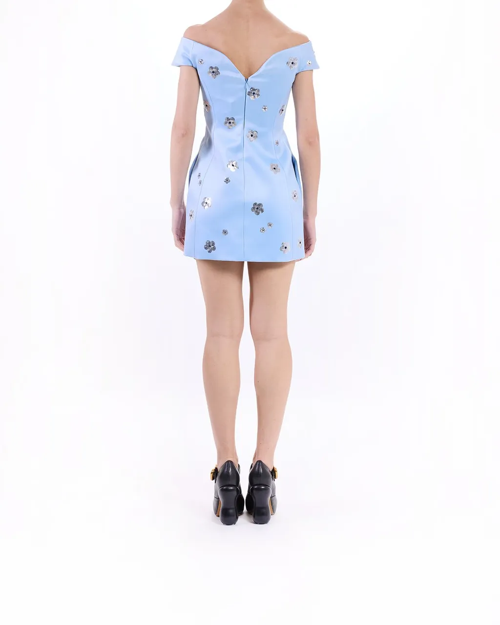Sequin Daisy Embellished Dress