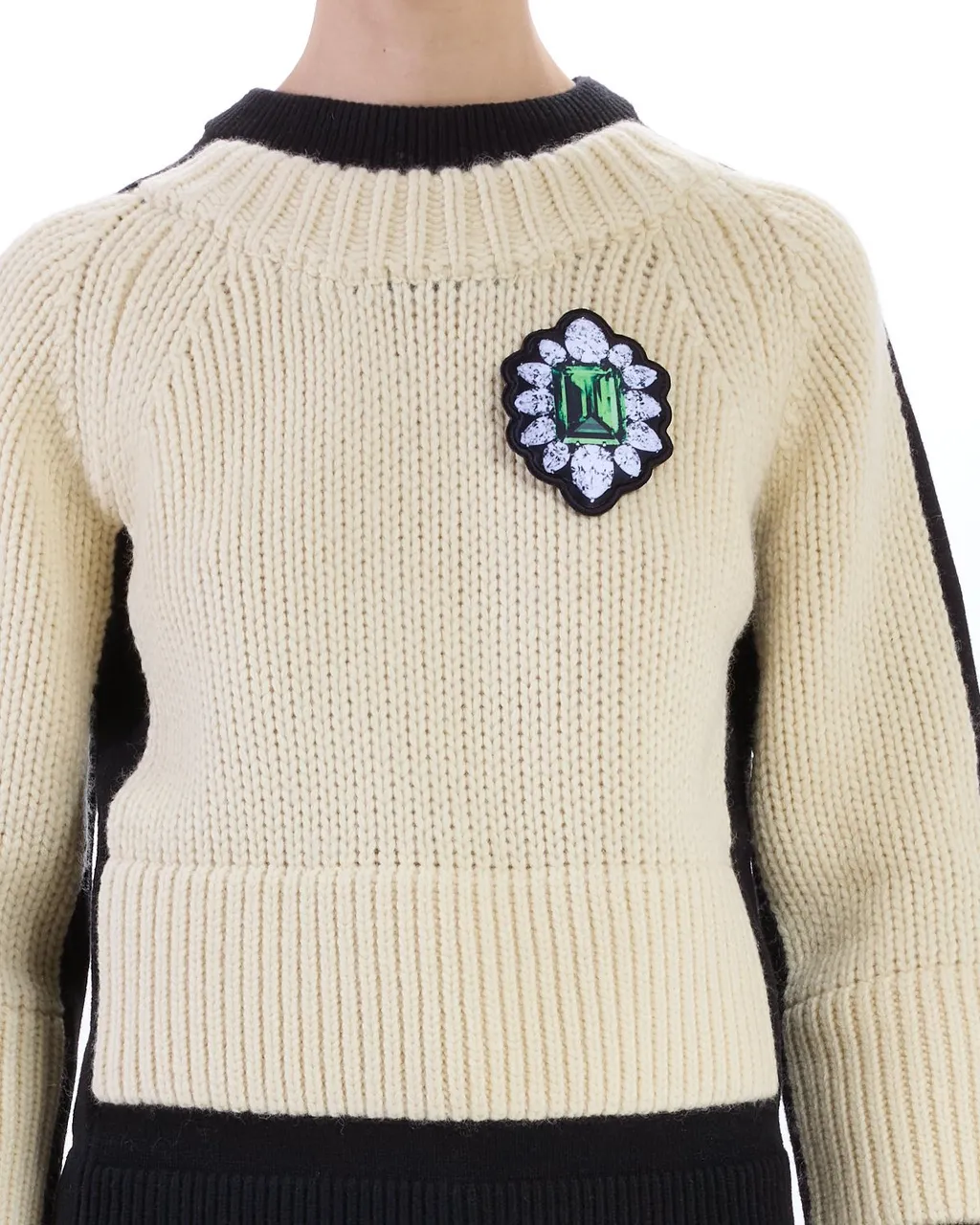 Trompe L'oeil Crewneck Jumper