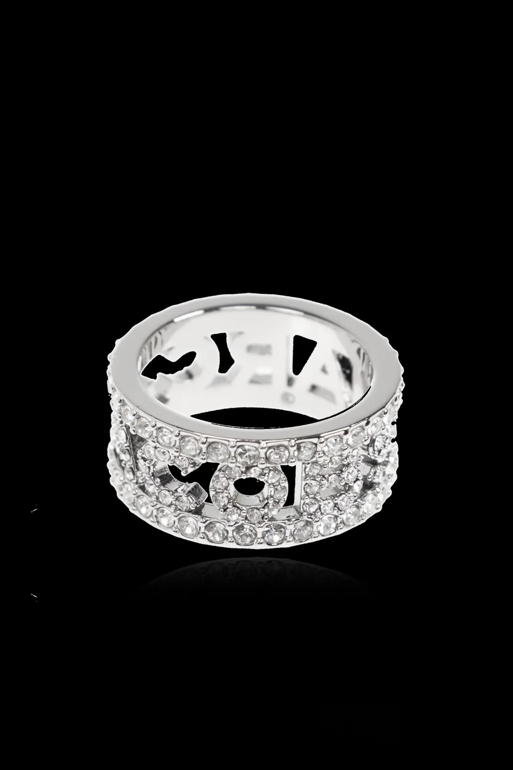The Monogram Pave Ring