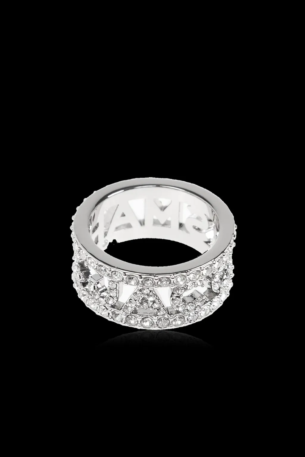 The Monogram Pave Ring