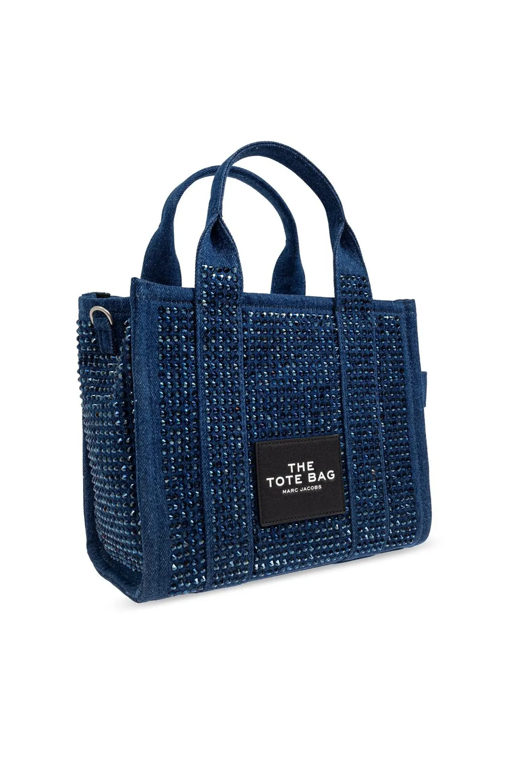 The Crystal Denim Small Tote Bag