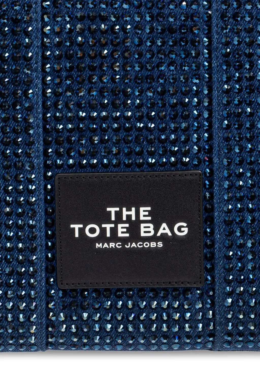 The Crystal Denim Small Tote Bag