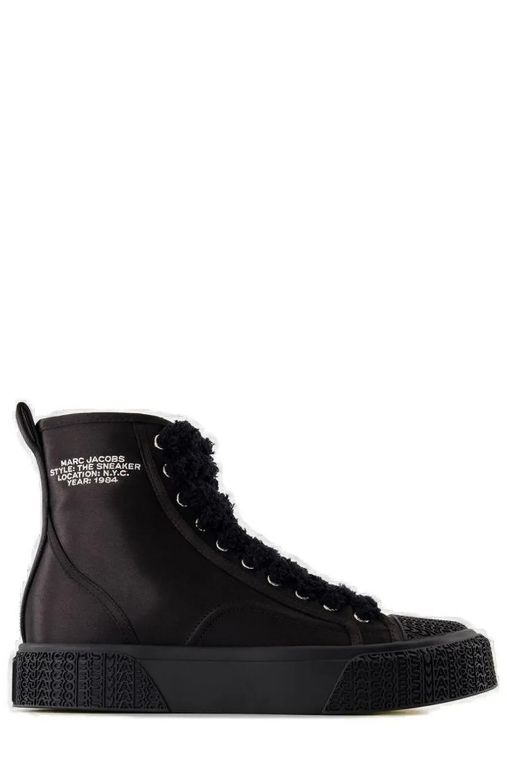 The High Top Satin Sneakers