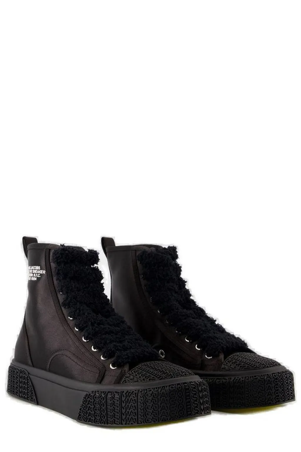 The High Top Satin Sneakers