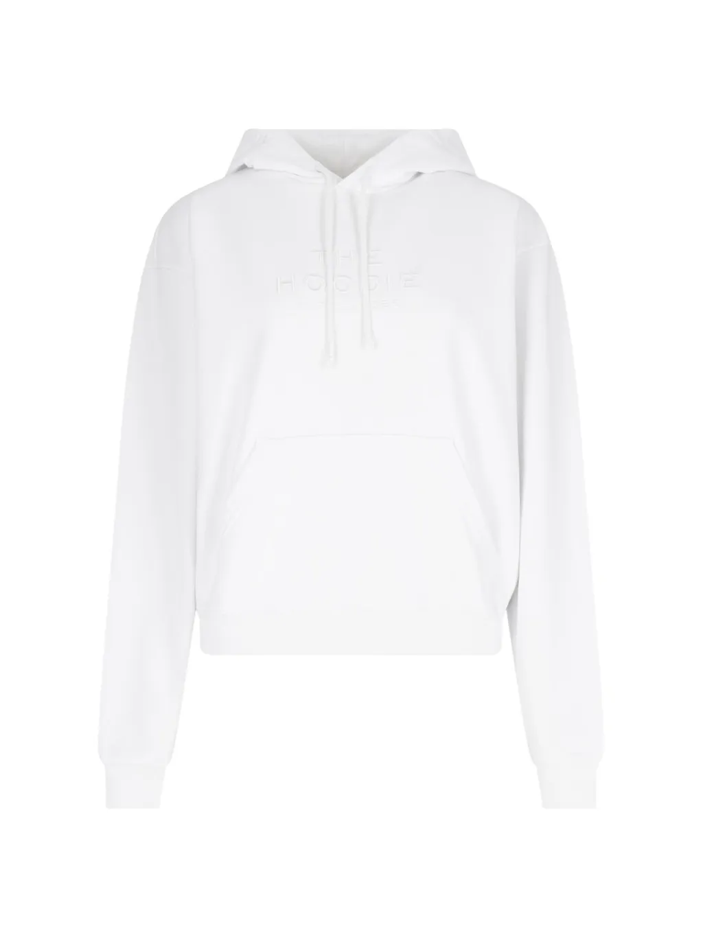 Logo Embroidered Drawstring Hoodie