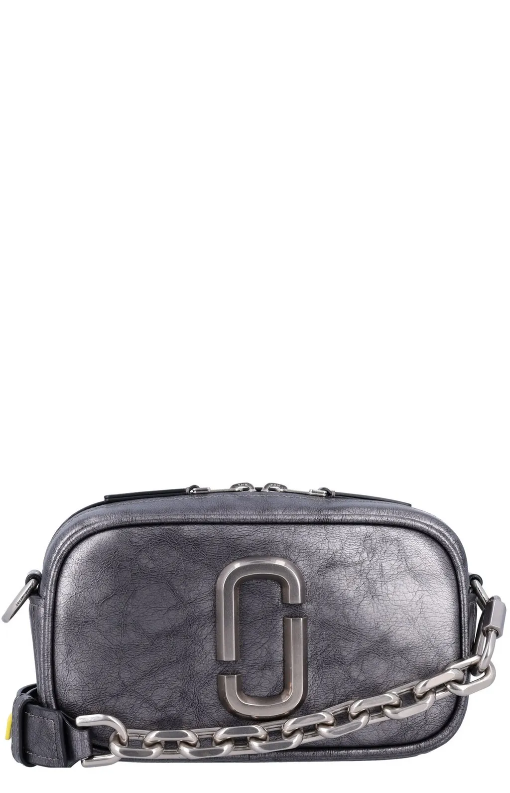 The Metallic Distressed Big Shot Crossbody Bag