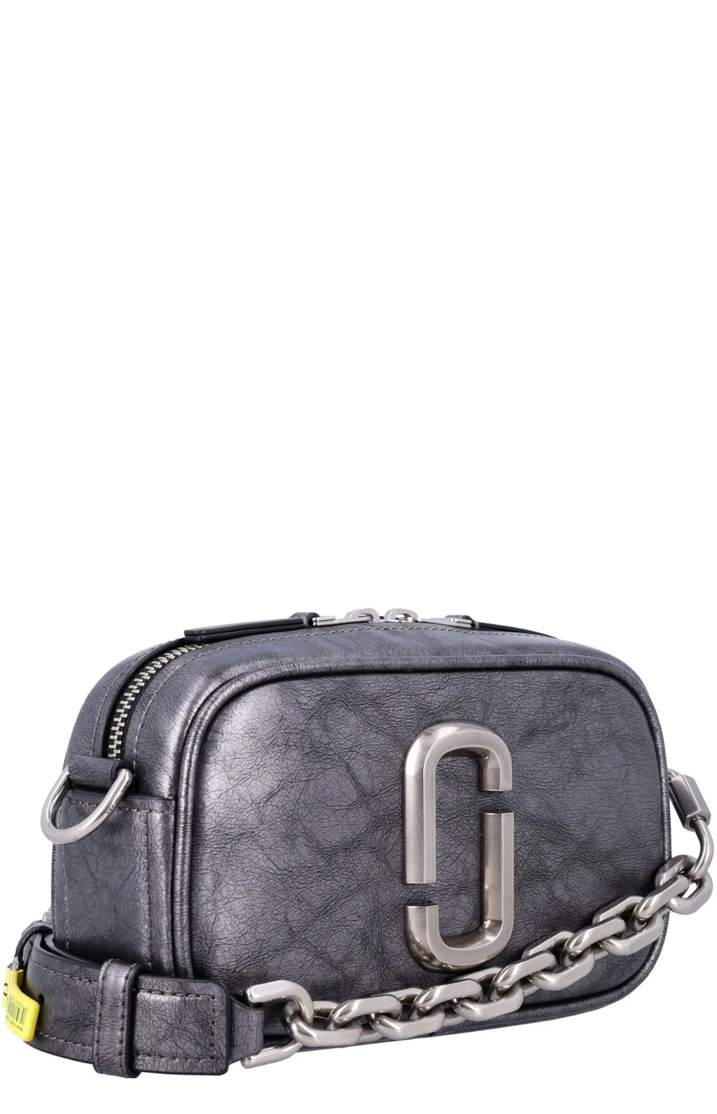 The Metallic Distressed Big Shot Crossbody Bag