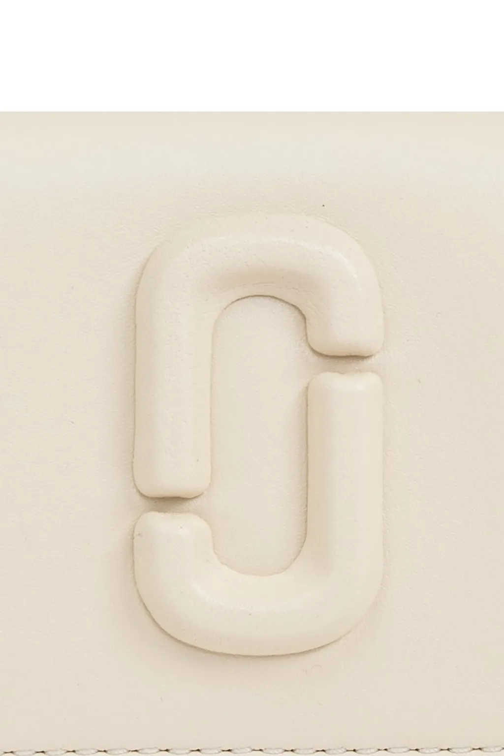 The Leather J Marc Logo-Plaque Wallet