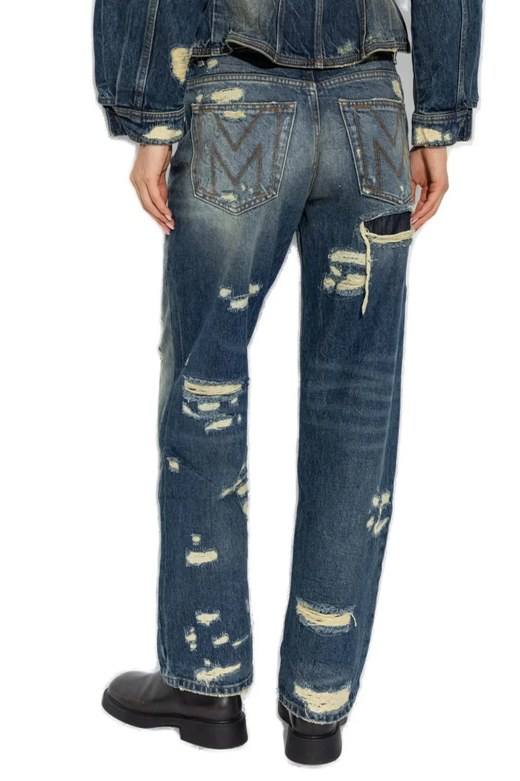 The Rip And Repair Straight-Leg Jeans