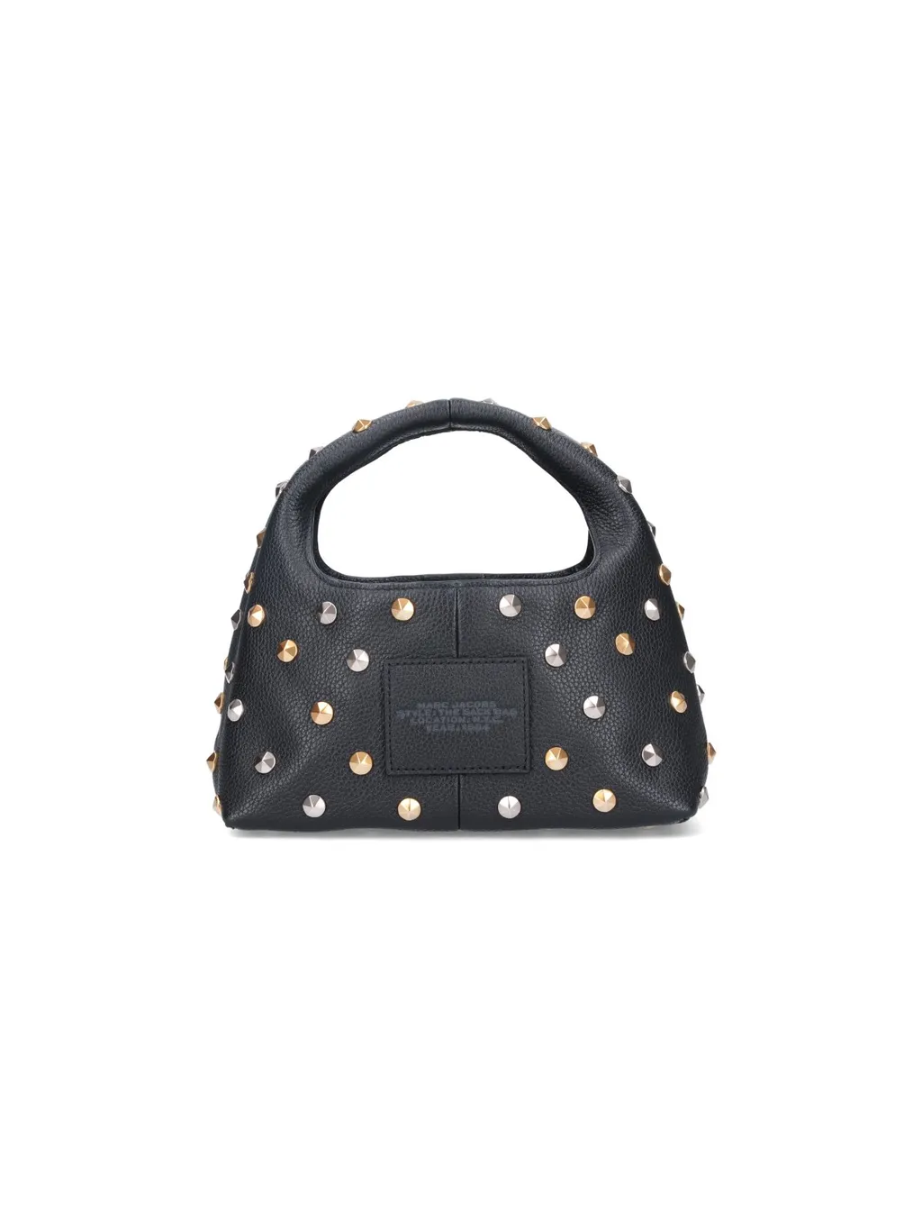 The Glam Stud Embellished Mini Sack Bag