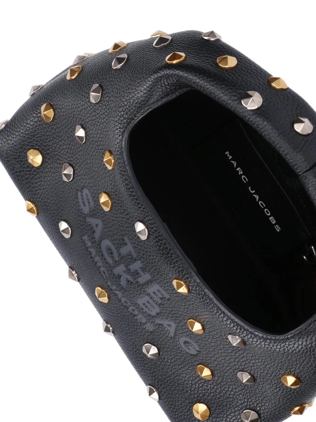 The Glam Stud Embellished Mini Sack Bag