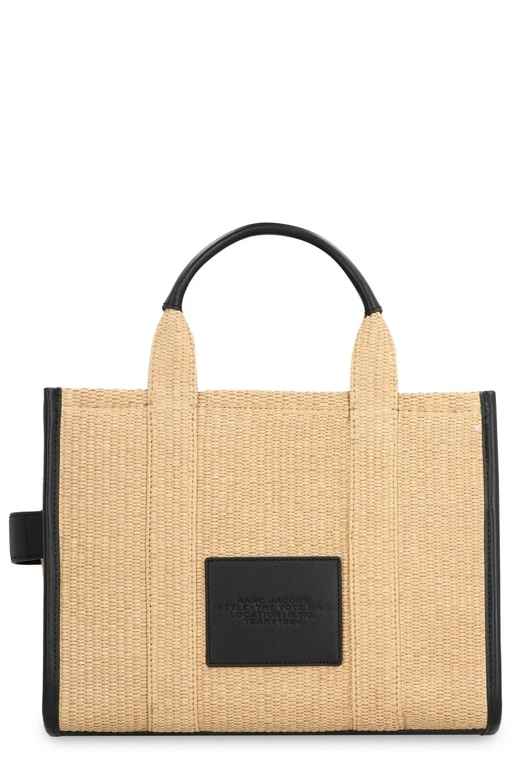 The Medium Woven Top Handle Bag