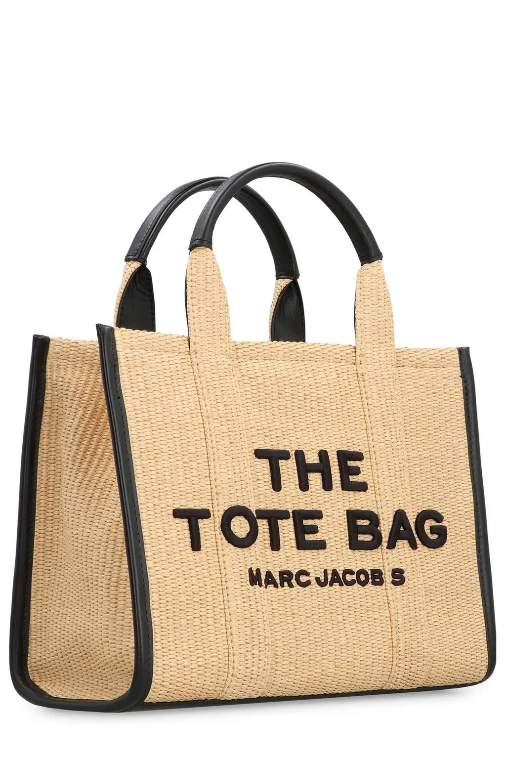 The Medium Woven Top Handle Bag