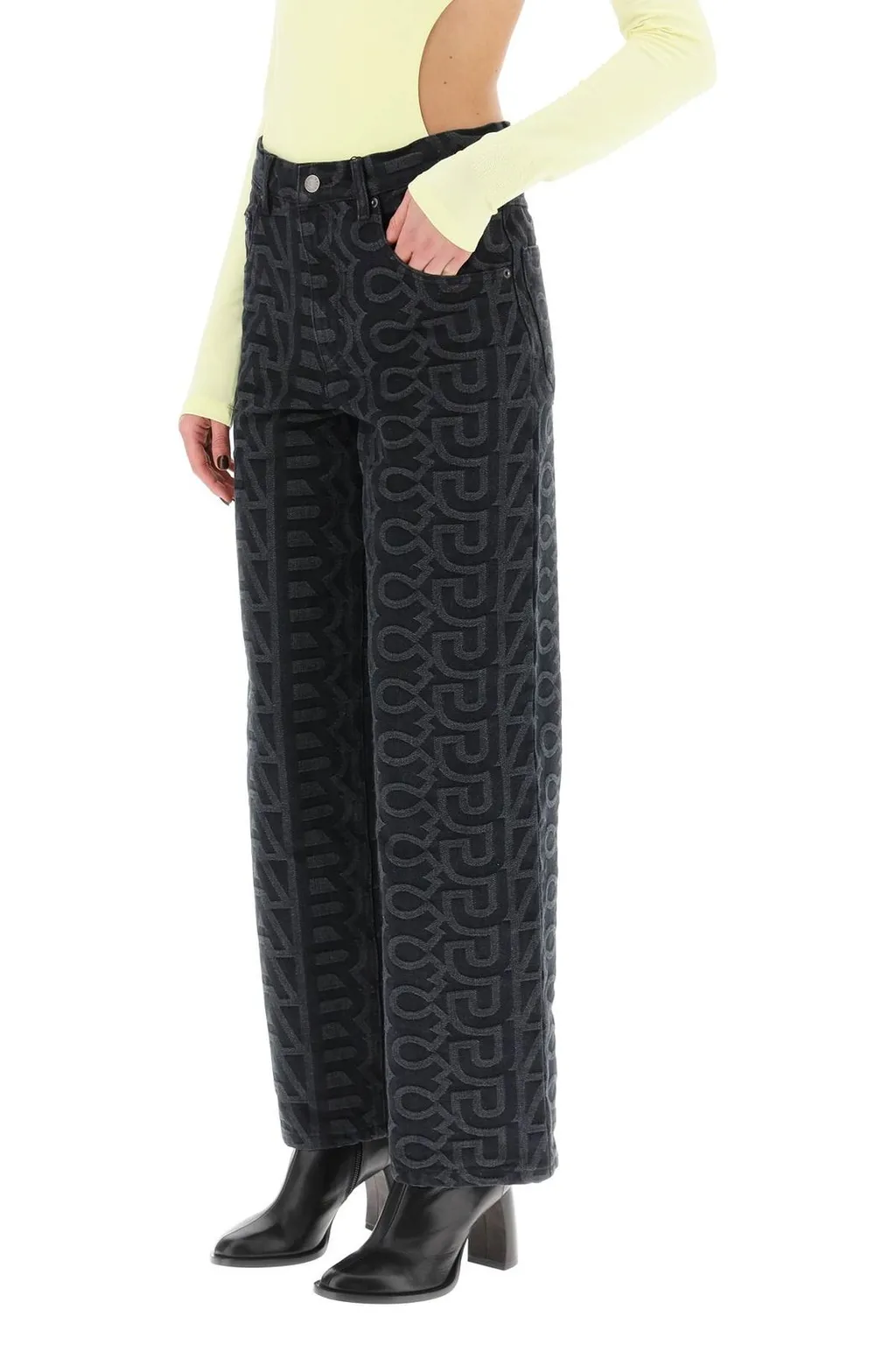 Logo Print Jeans