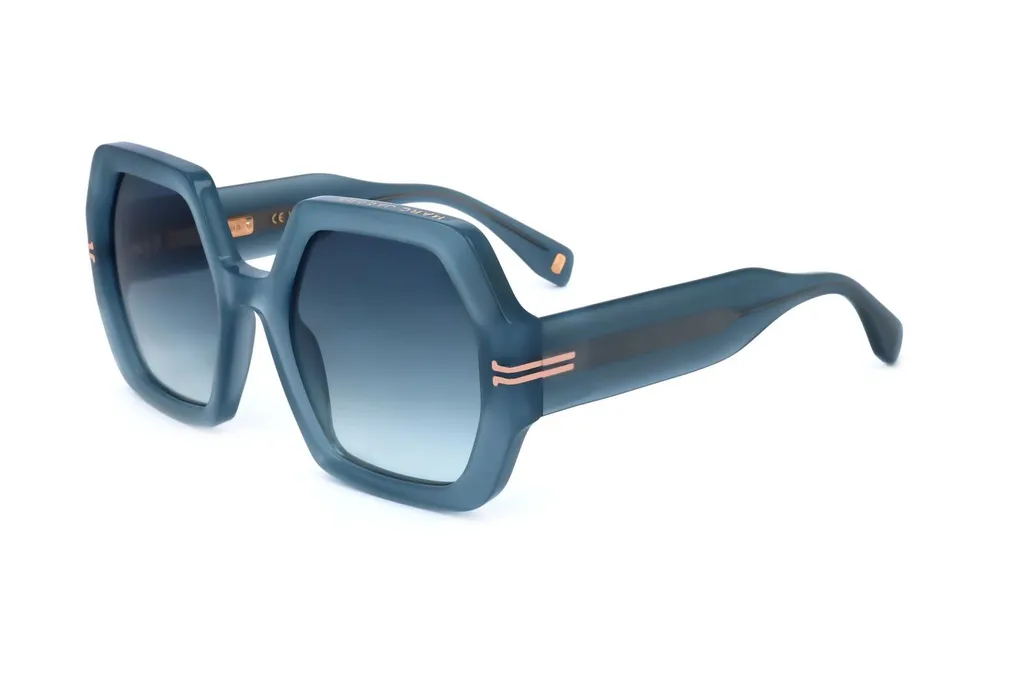 Hexagonal Frame Sunglasses