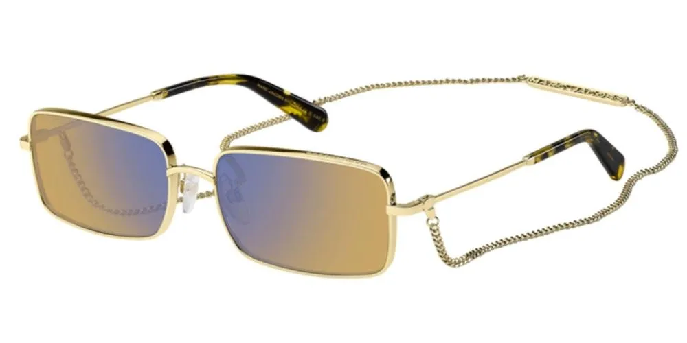 Rectangular Sunglasses With Chain