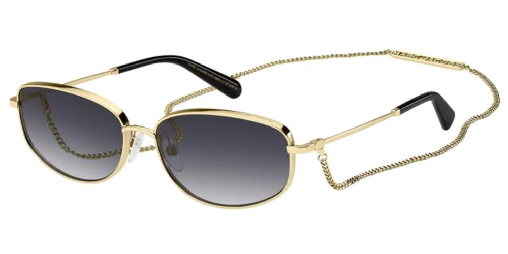Oval Sunglasses With Chain Detail