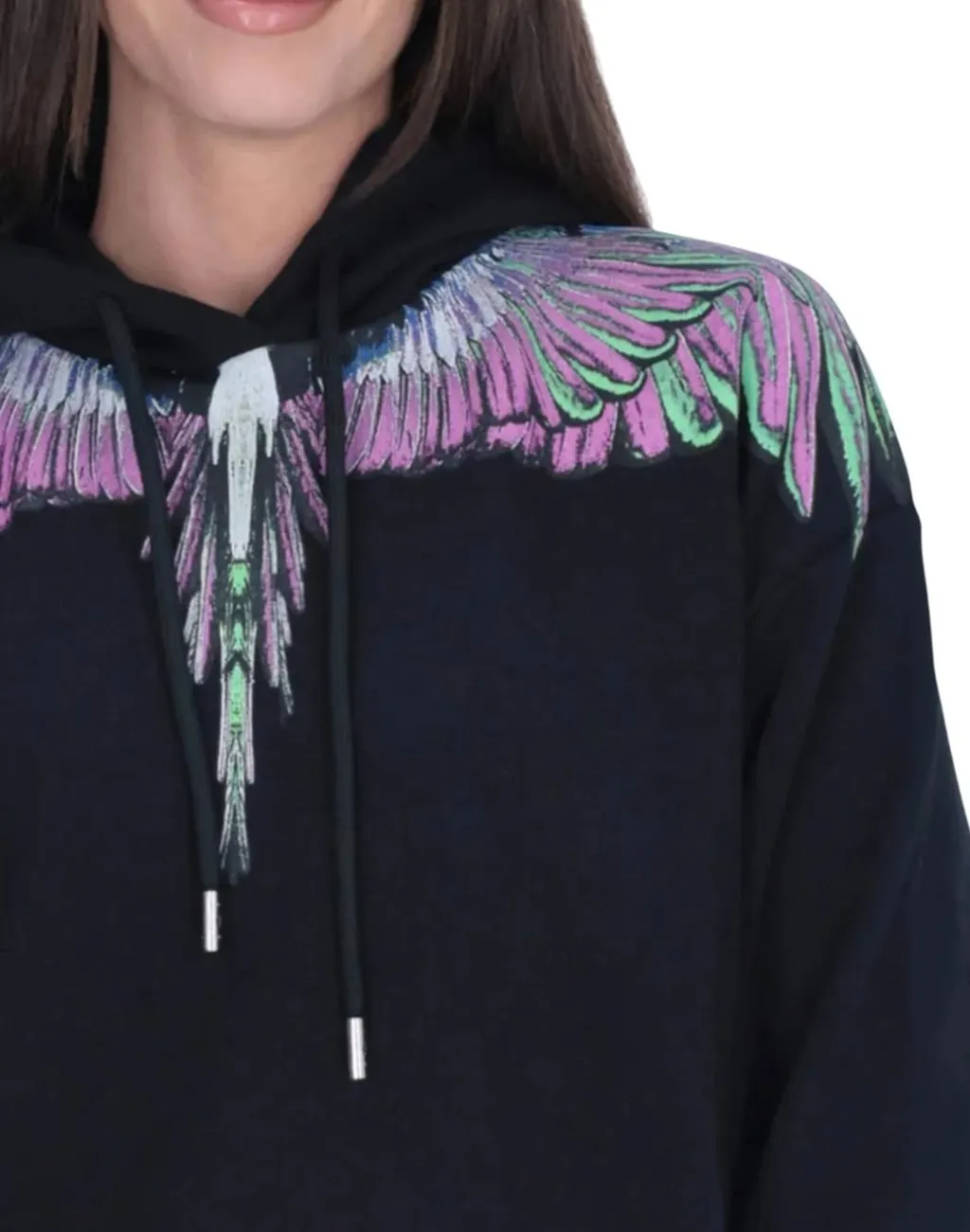 Wings Print Hoodie