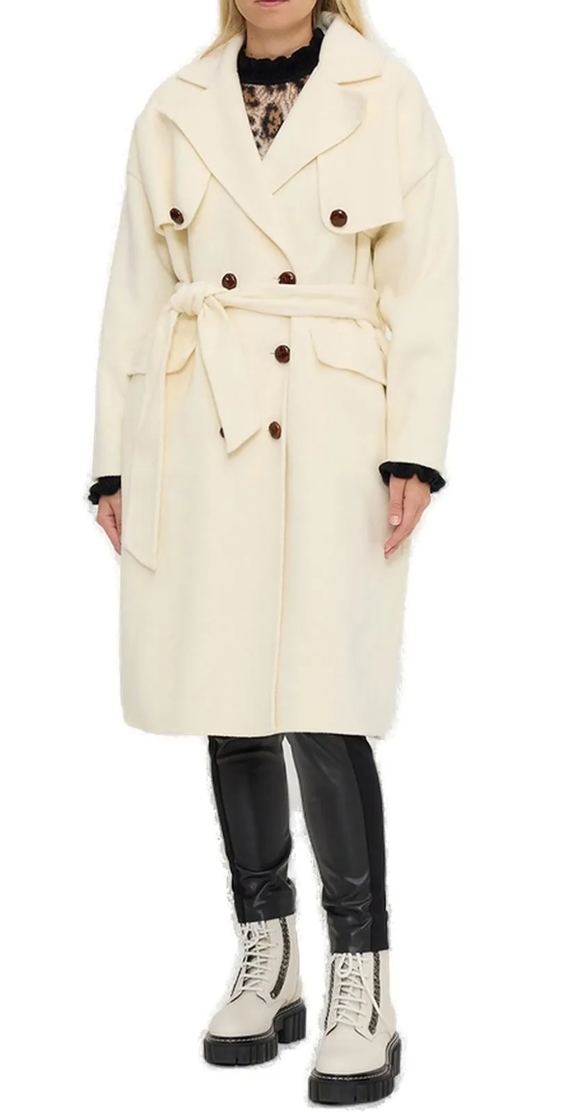 Double-Breasted Trench Coat