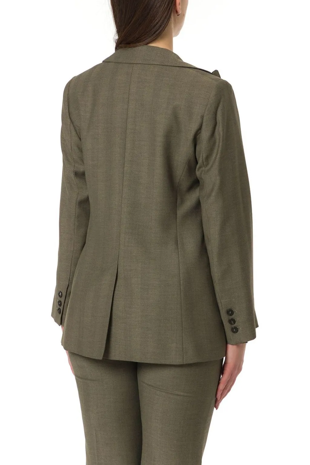 Single-Breasted Blazer With Lapel