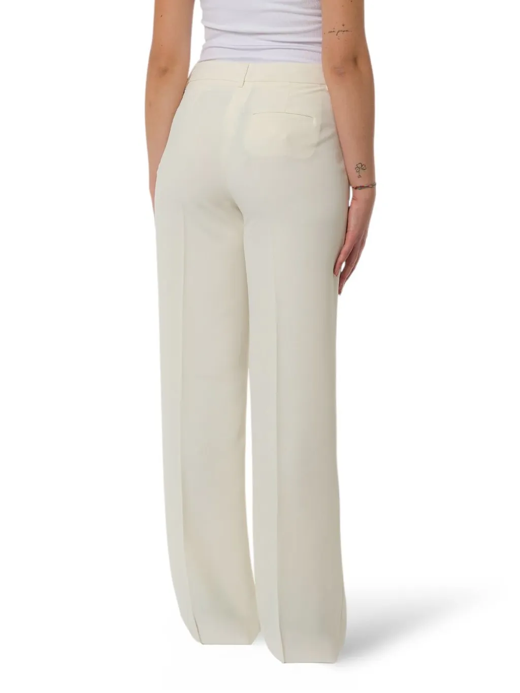 High-Waisted Wide-Leg Trousers