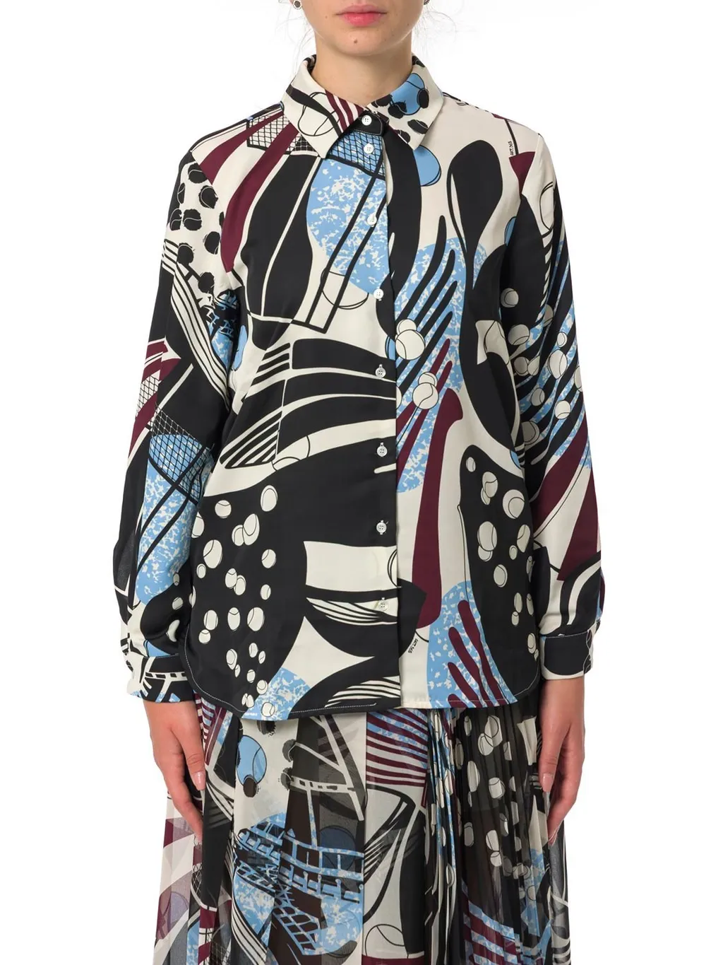 Printed Silk Shirt