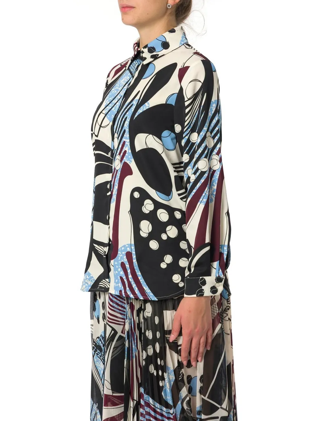 Printed Silk Shirt