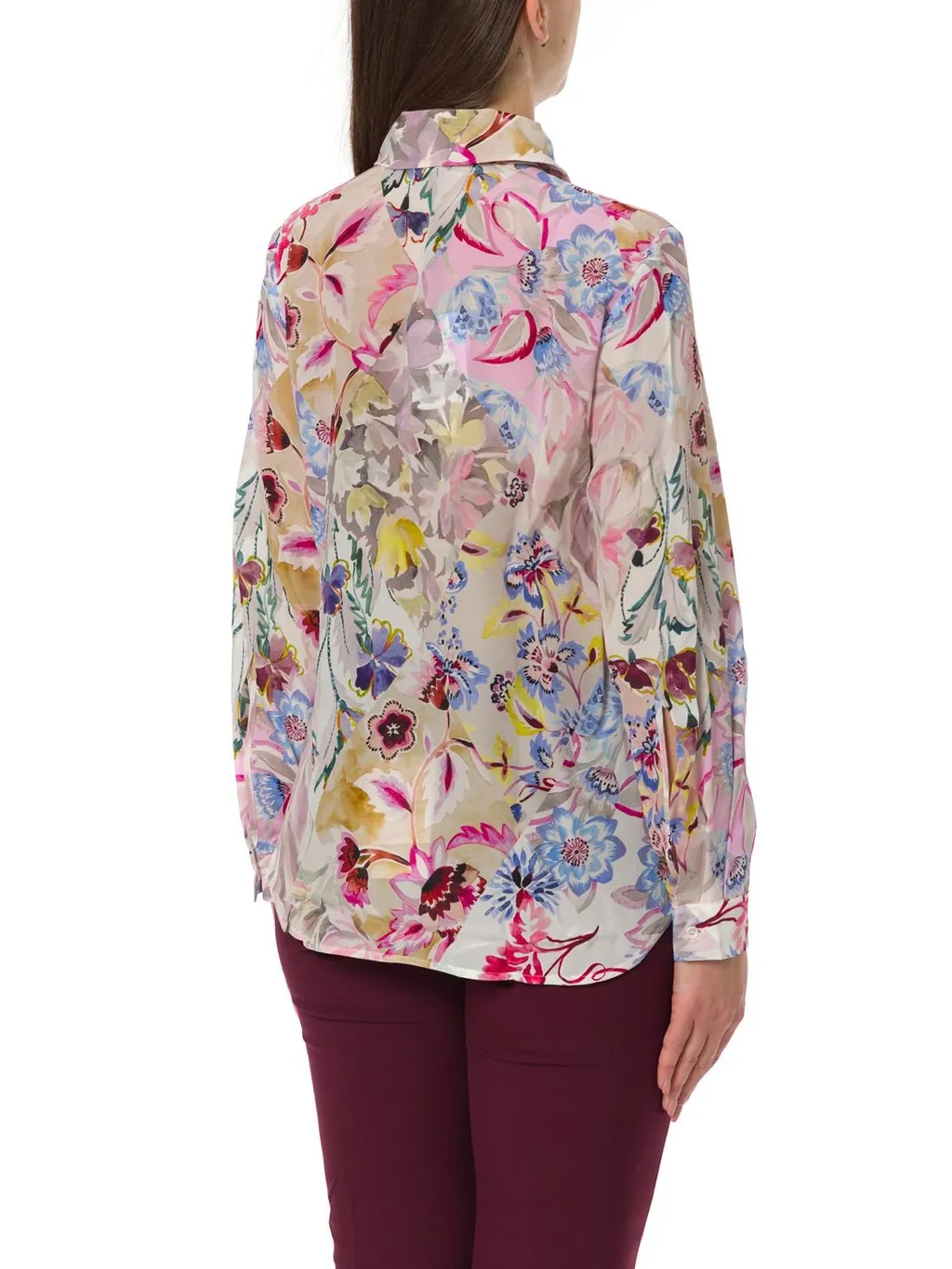 Floral Print Button-Up Shirt
