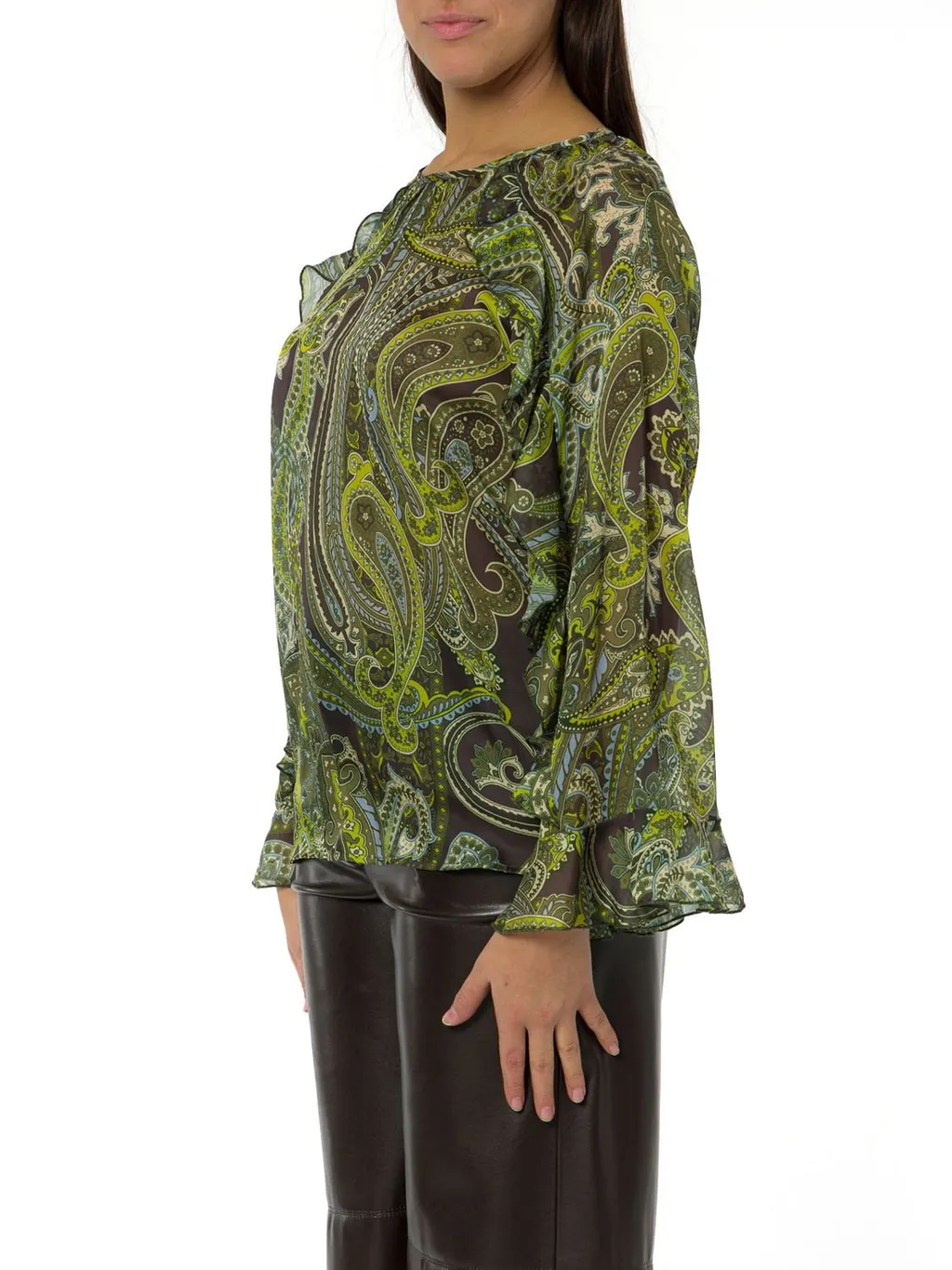 Paisley Print Blouse