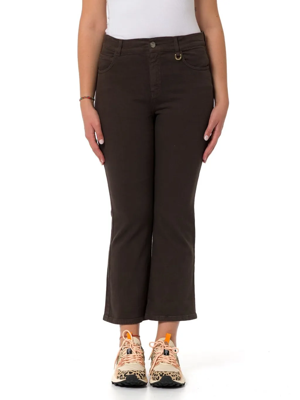 Cropped Flare Jeans