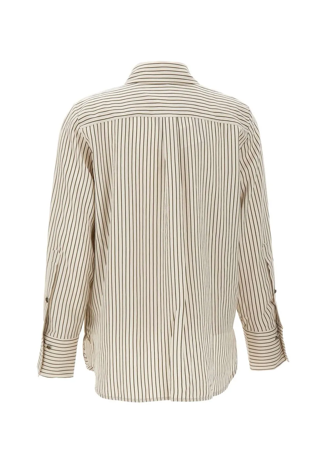 Striped Button-Down Shirt