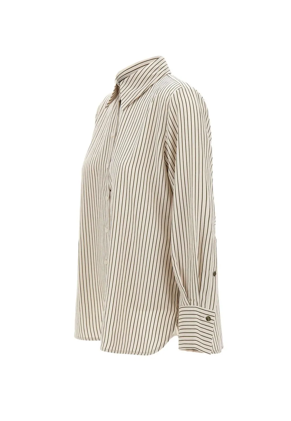 Striped Button-Down Shirt