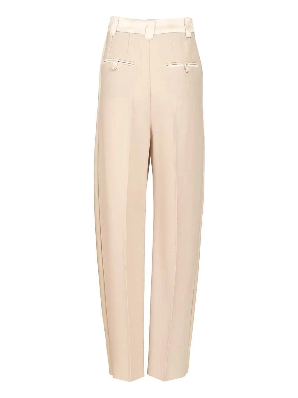 High-Waisted Wide-Leg Trousers
