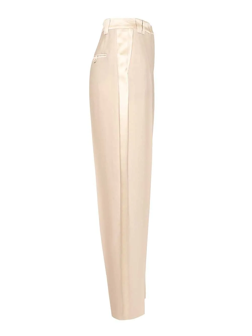 High-Waisted Wide-Leg Trousers