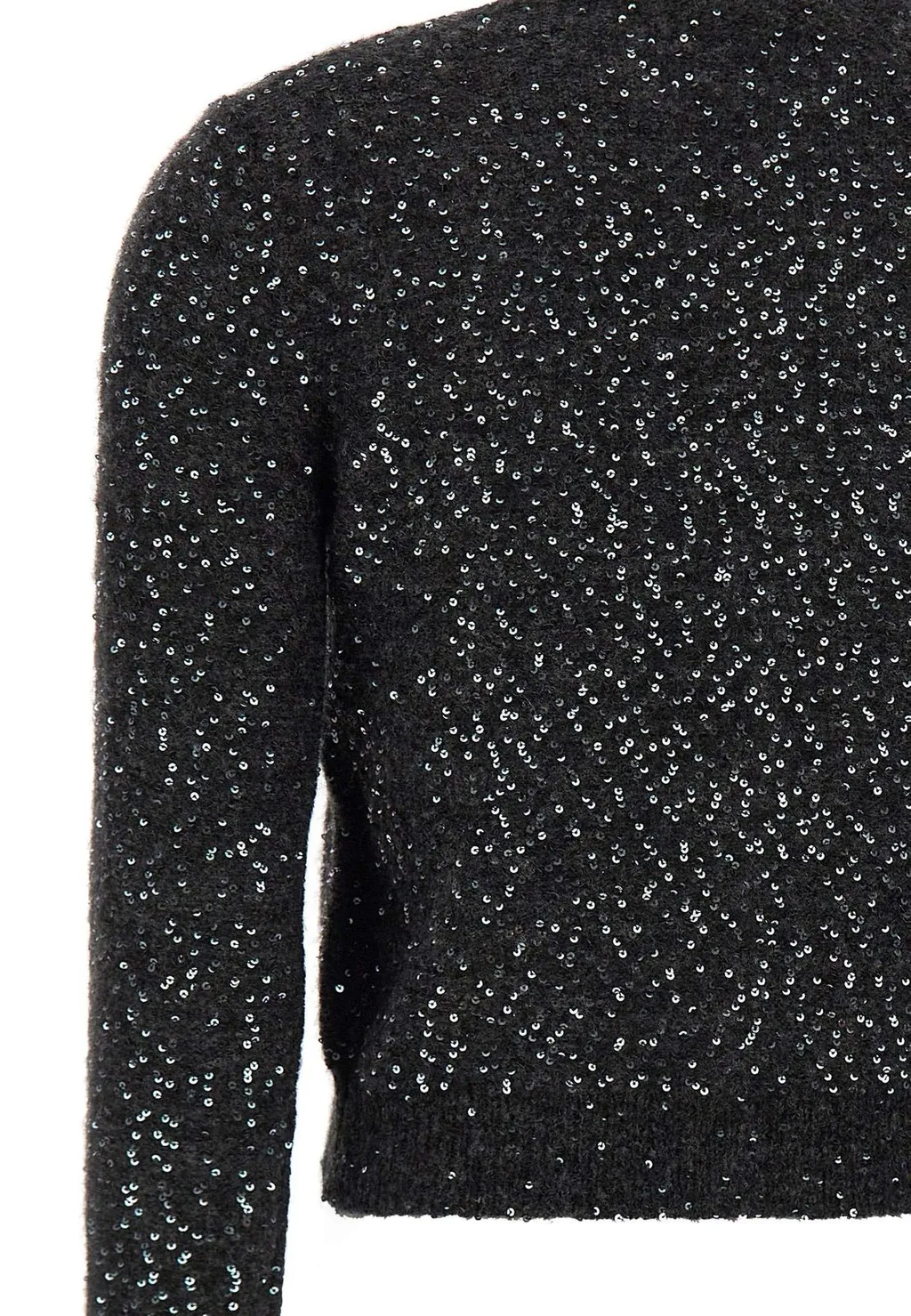 Cardigan With Floral Embellishment