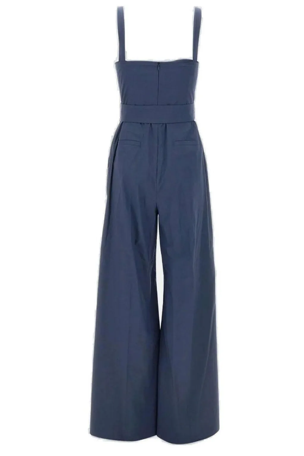 Wide-Leg Jumpsuit With Tie-Waist