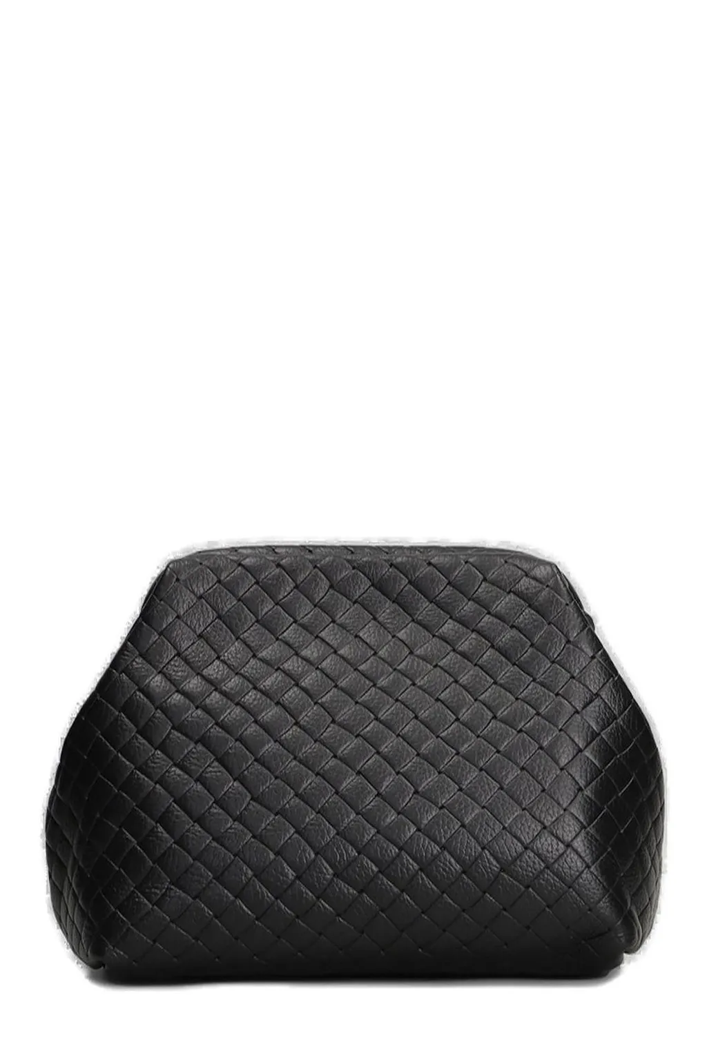 Woven Leather Clutch