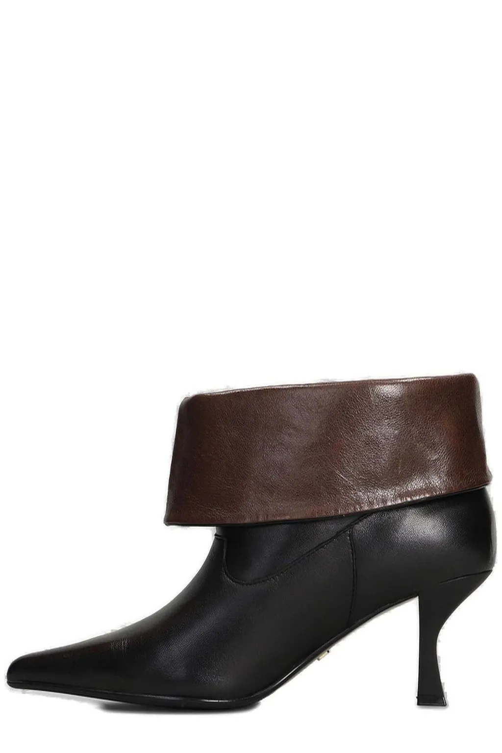 Ankle Boots With Fold-Over Cuff