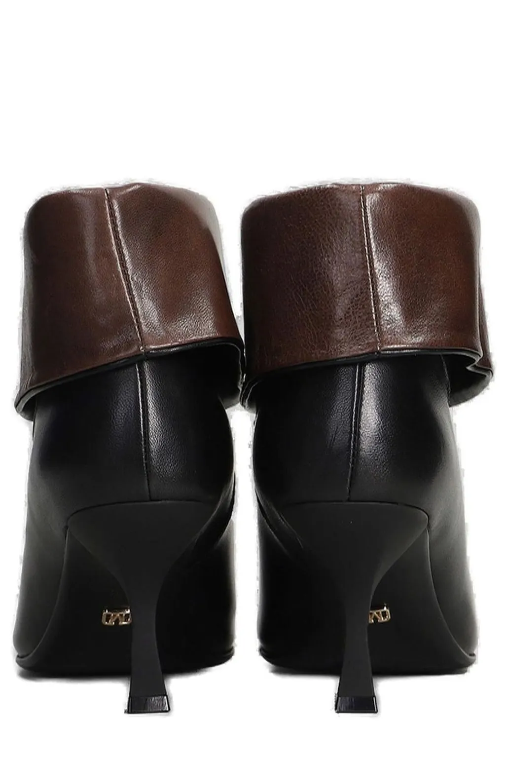 Ankle Boots With Fold-Over Cuff