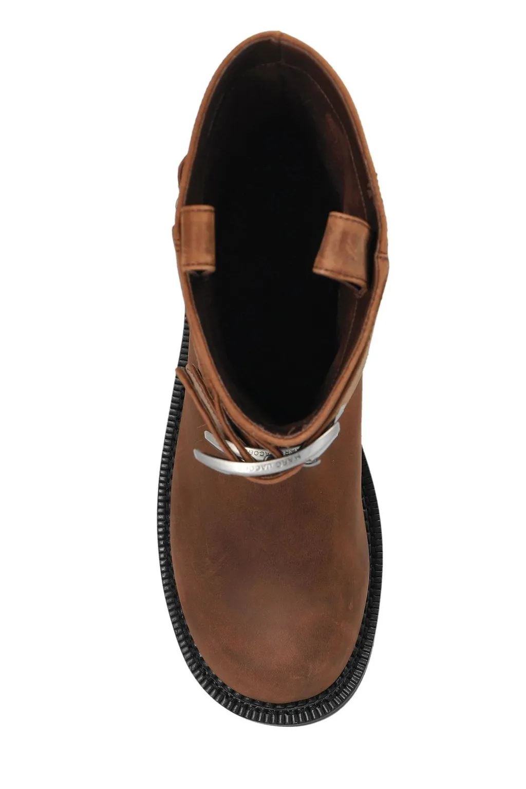 Buckled Leather Boots