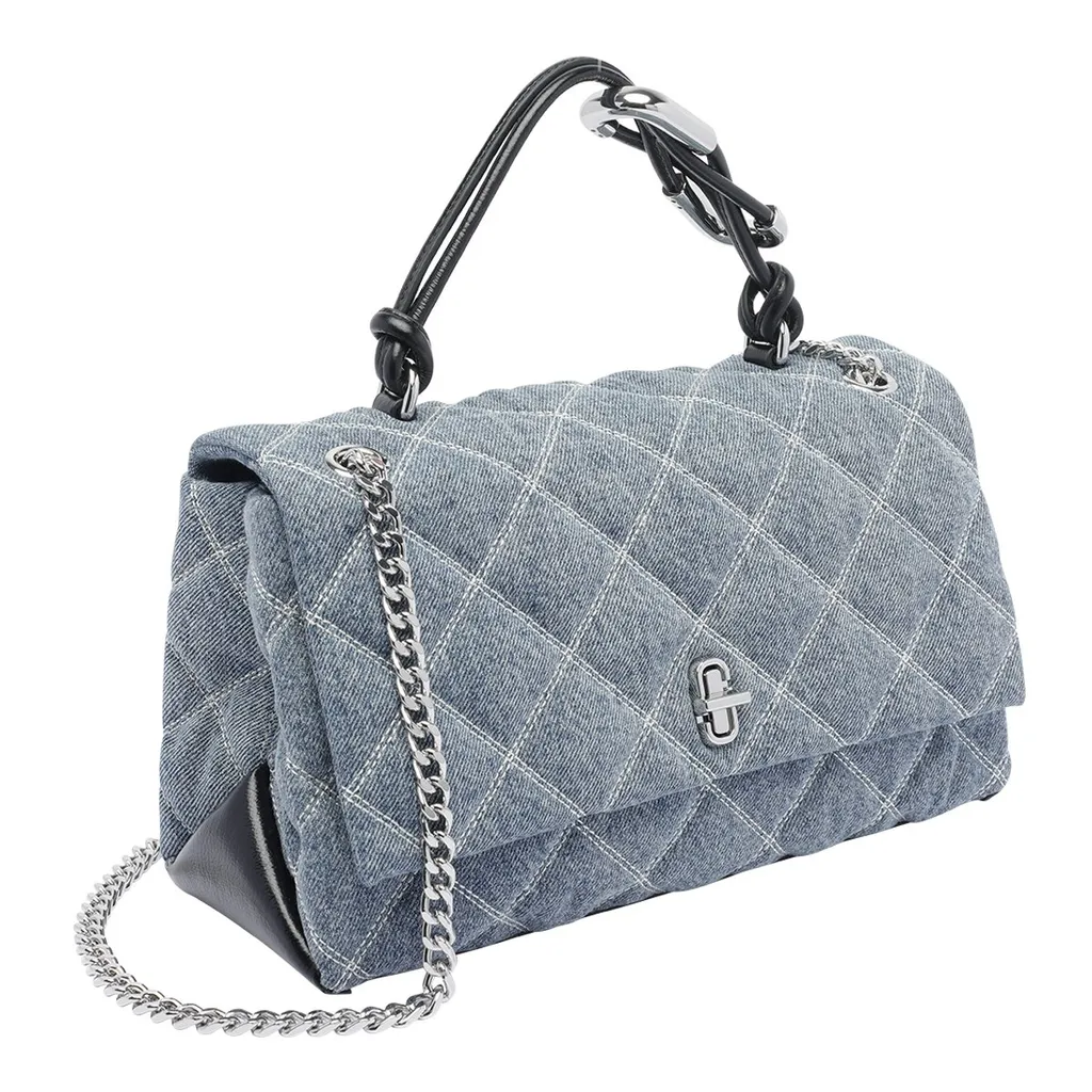 Quilted Denim Shoulder Bag