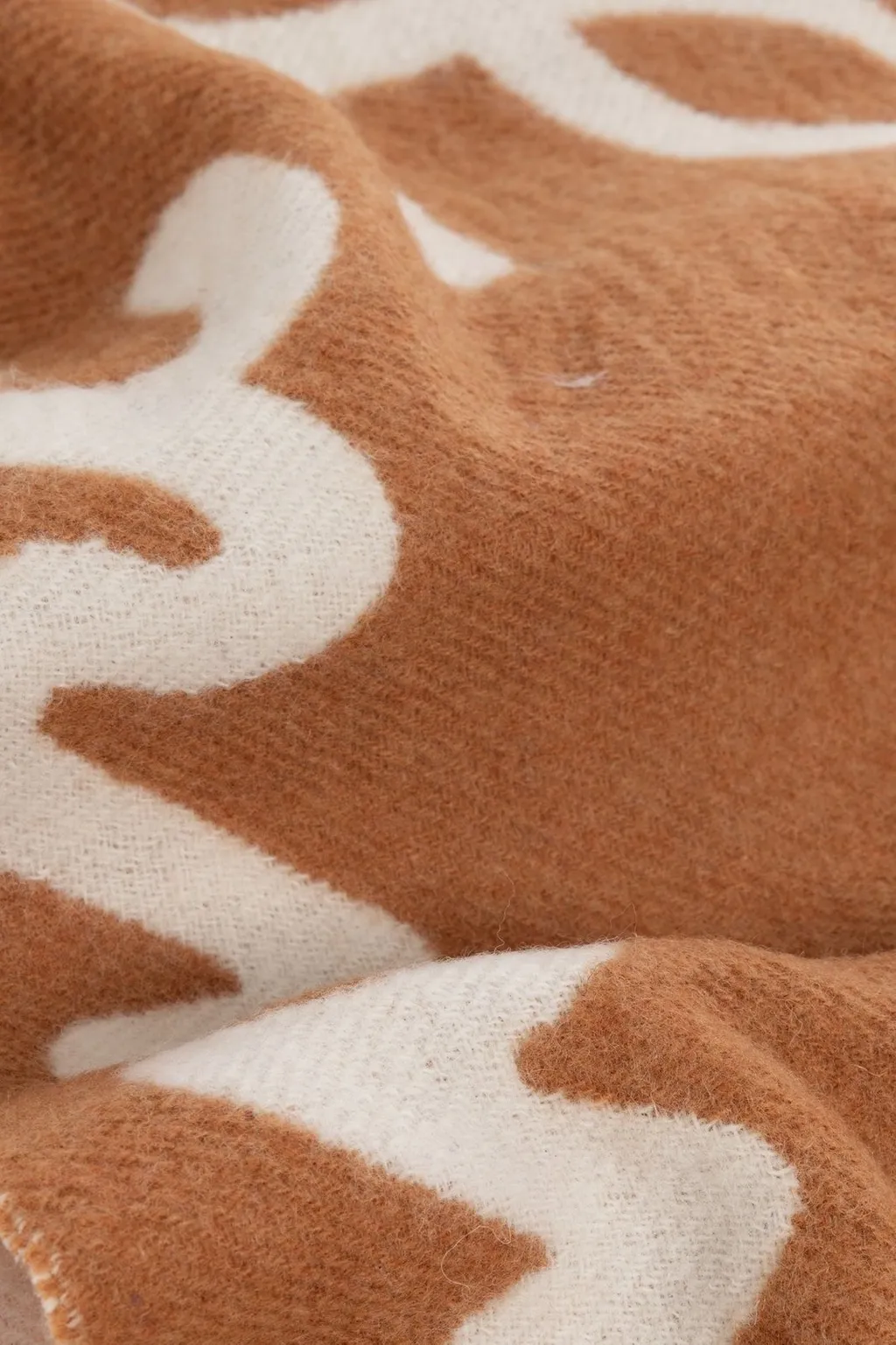 Scarf With Abstract Print