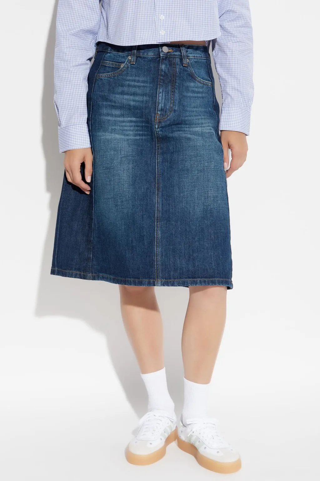 Denim A-Line Skirt
